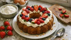 Saftiger Erdbeerkuchen aus der Ringform – einfach gebacken und wunderbar weich