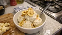 Bananen-Tofu-Glace ohne Eismaschine – cremig mit nur wenigen Zutaten