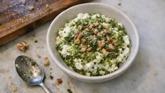 Baumnuss-Pesto mit Ricotta: schnell gemacht und herrlich cremig