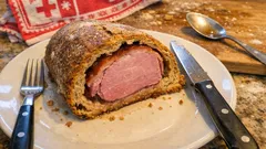 Schinken im Brotteig mit Ruchmehl – saftig, würzig und perfekt für Gäste