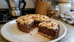 Schnelles Kokos-Kakao-Törtli mit Haselnüssen – fein schoggig und locker