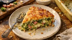 Broccoli-Gâteau aus dem Ofen: würzig, saftig und ganz ohne Kartoffeln