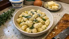 Gnocchetti di Ricotta: cremig-zart, schnell gemacht und trotzdem schön formstabil