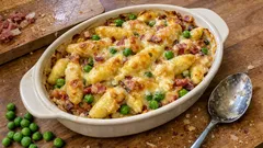 Schupfnudel-Gratin aus dem Ofen – cremig, herzhaft und schnell gemacht