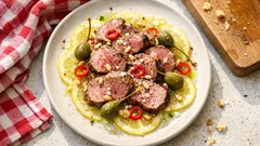 Lammnierstück auf Cedro-Carpaccio – zart angebraten, frisch und überraschend leicht