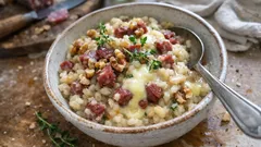 Älpler-Gerstotto wie aus Graubünden – cremig, würzig und einfach gemacht