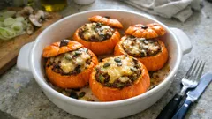 Gefüllte Kürbisse mit Gruyère: ein herbstliches Ofengericht, das Eindruck macht