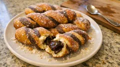 Tiger-Tail-Donuts selber machen – luftig, goldbraun und mit Schokolade gefüllt