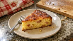 Herzhafter Migliaccio napoletano: goldbraun gebacken und wunderbar saftig