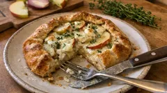 Diese Ziegenkäse-Apfel-Galette schmeckt nach Herbst und ist einfacher gemacht, als man denkt