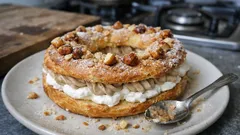 Paris-Brest selber machen – mit luftigem Brühteig und feiner Haselnusscrème