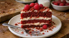 Red-Velvet-Torte ohne Buttermilch – einfach gebacken und schön geschichtet